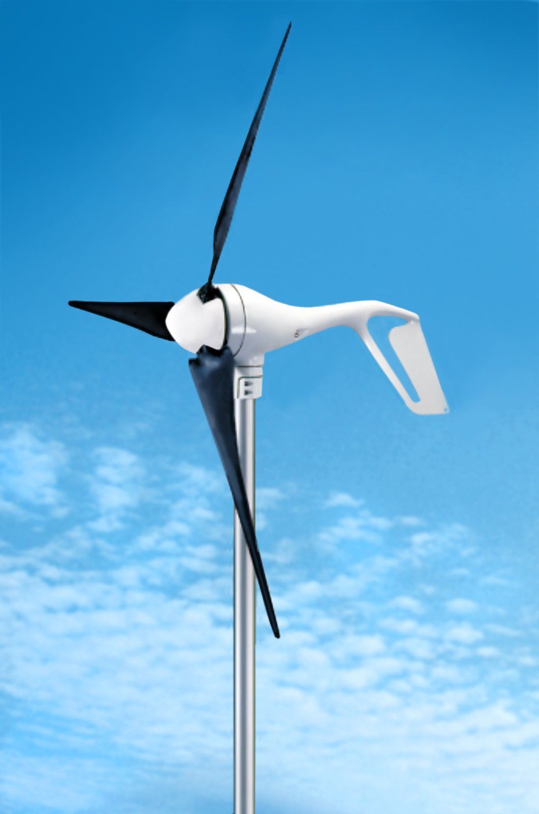 Aerogenerador 400 watts  Aprovecha el viento para generar energía.